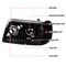 Spec-D Tuning 01-11 Ford Ranger Projector Headlights, 2LHP-RAN01BK-TM 2LHP-RAN01BK-TM - alternate 6